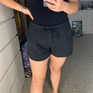 Black Athleta Zip Shorts Size 12